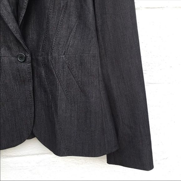 Calvin Klein Women's One Button Blazer Jacket Size 8 - Picture 2 of 12